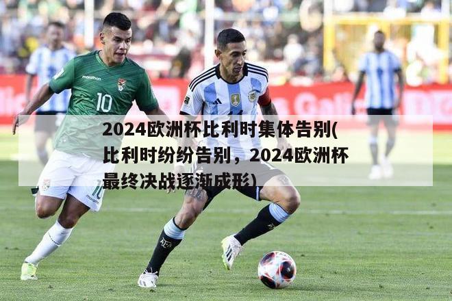 2024欧洲杯比利时集体告别(比利时纷纷告别，2024欧洲杯最终决战逐渐成形)